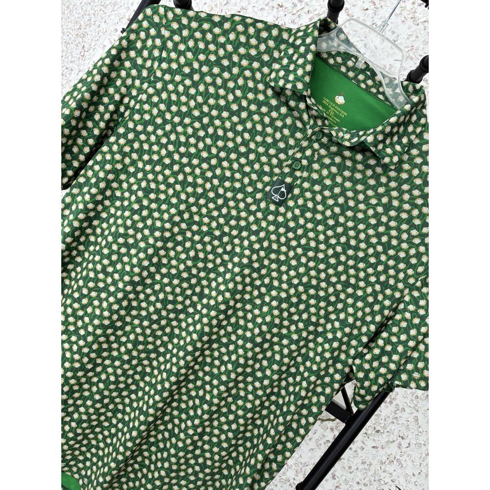 Pins And Aces Limited Edition Augusta Golf Shirt 2024 Size XXL Sandwiches Print